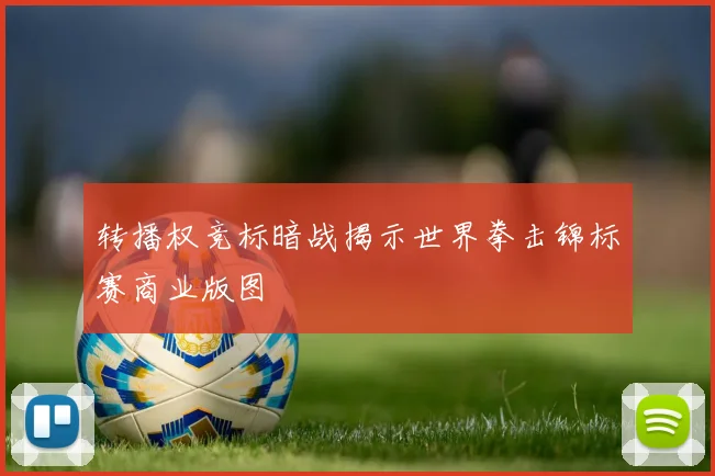 转播权竞标暗战揭示世界拳击锦标赛商业版图